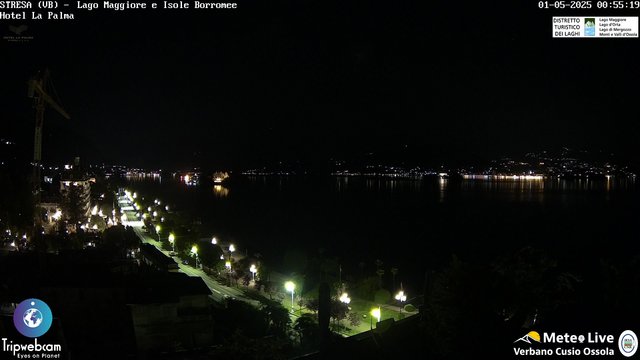 time-lapse frame, Stresa webcam