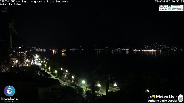 time-lapse frame, Stresa webcam