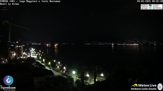 time-lapse frame, Stresa webcam
