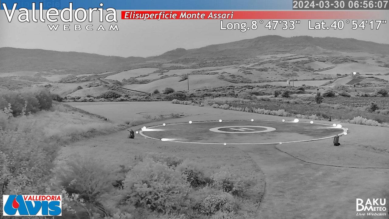 time-lapse frame, Valledoria webcam