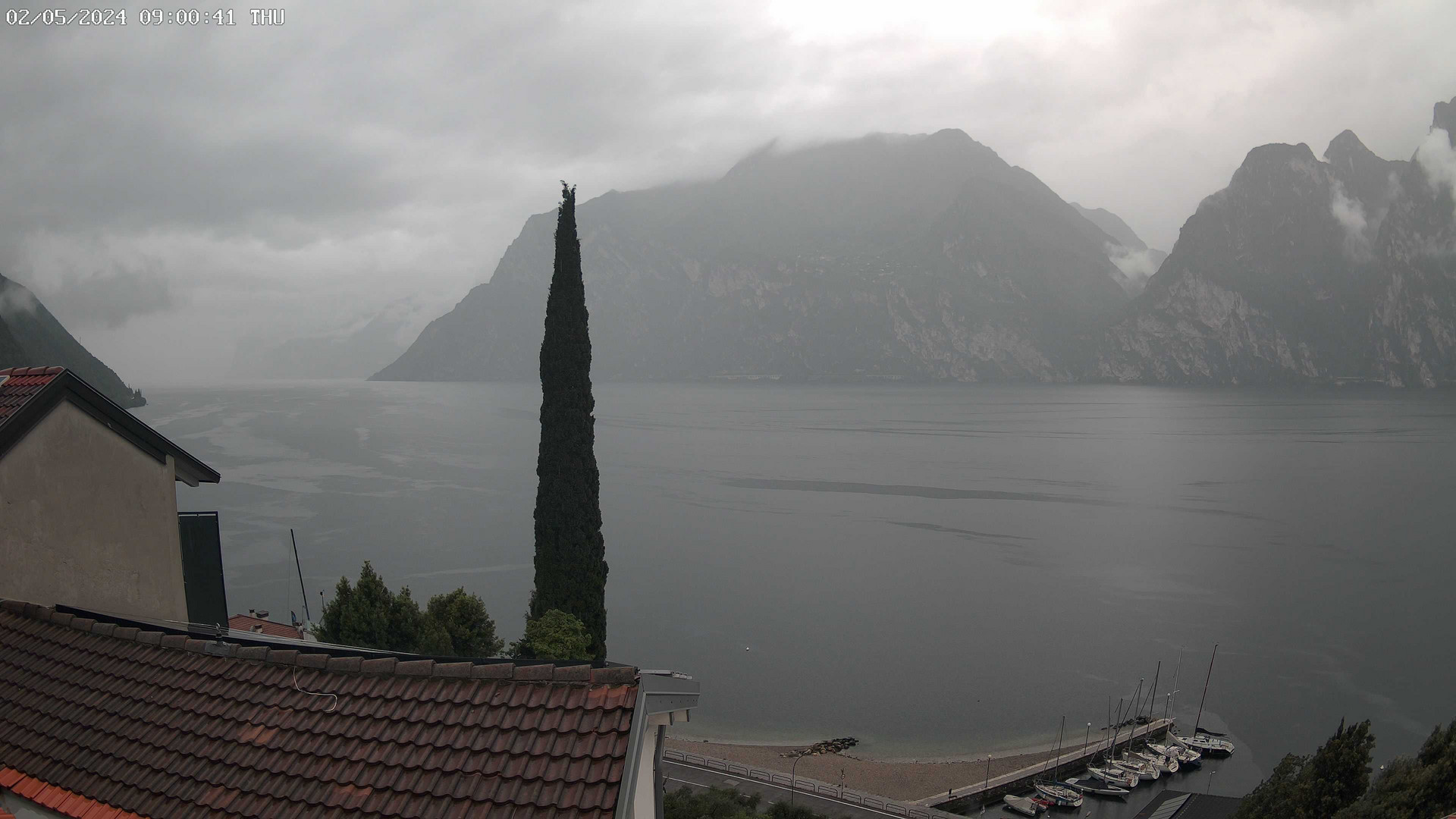 time-lapse frame, Torbole sul Garda - Busatte: Southern direction webcam