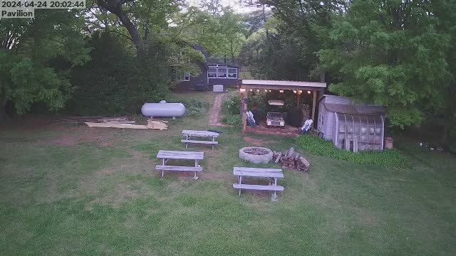 time-lapse frame, Pavilion webcam