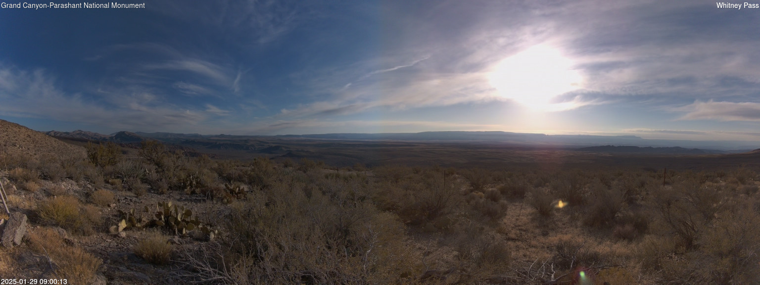 time-lapse frame, Whitney Pass webcam