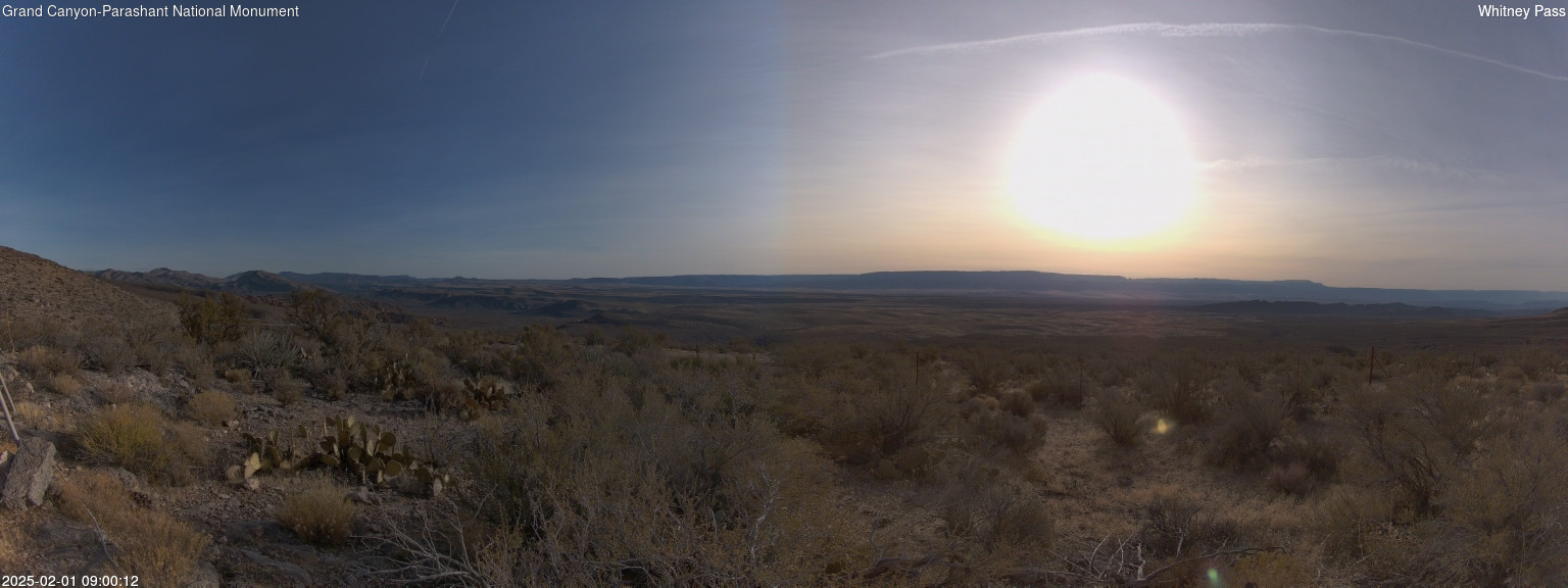 time-lapse frame, Whitney Pass webcam