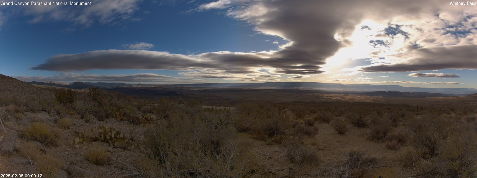 time-lapse frame, Whitney Pass webcam