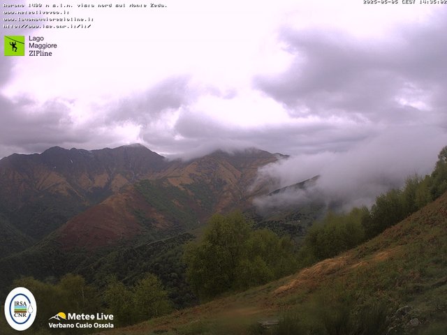 time-lapse frame, Lago Maggiore Zipline webcam