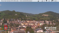 view from Rocca San Casciano on 2024-04-12