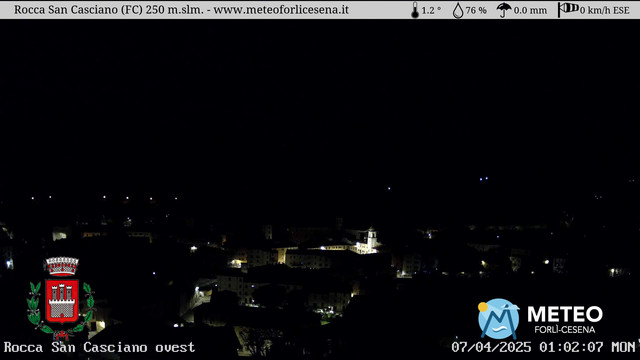 time-lapse frame, Rocca San Casciano webcam
