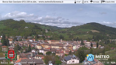 view from Rocca San Casciano on 2025-04-21
