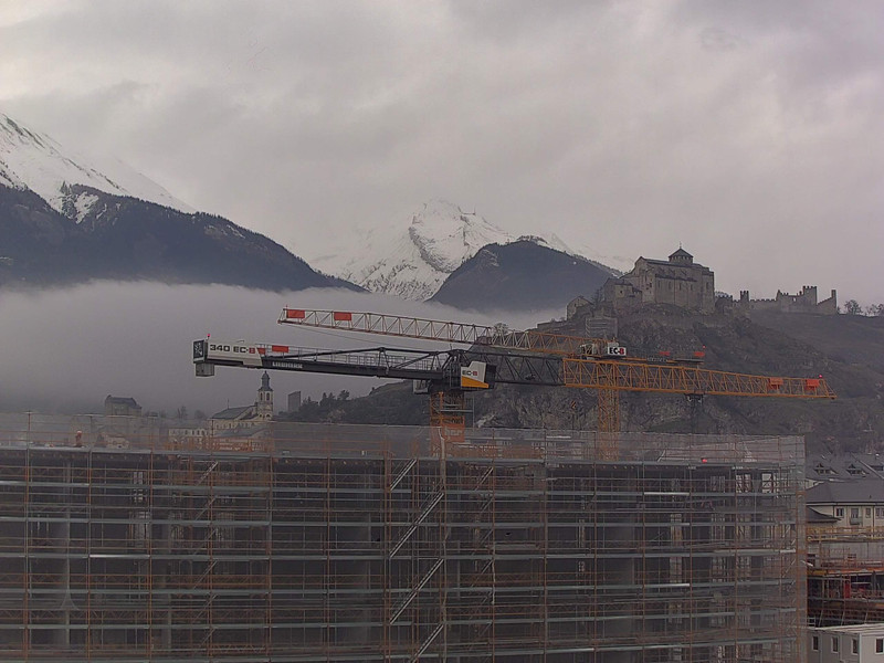 time-lapse frame, Sion - Industrie 17 webcam