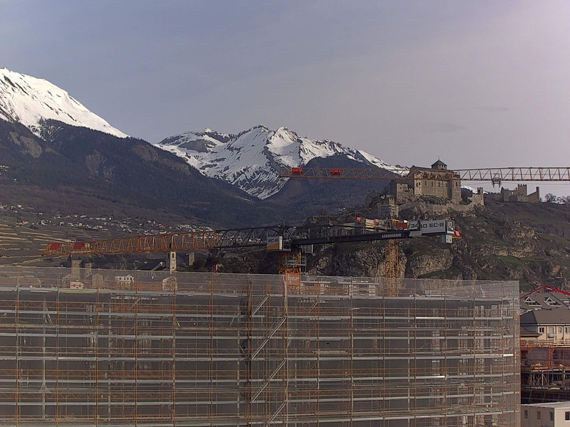 time-lapse frame, Sion - Industrie 17 webcam