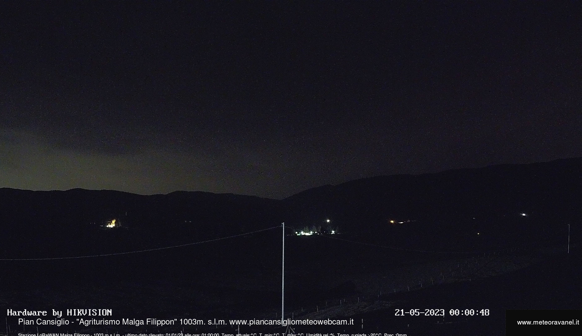 time-lapse frame, Pian Cansiglio - Agriturismo Malga Filippon webcam