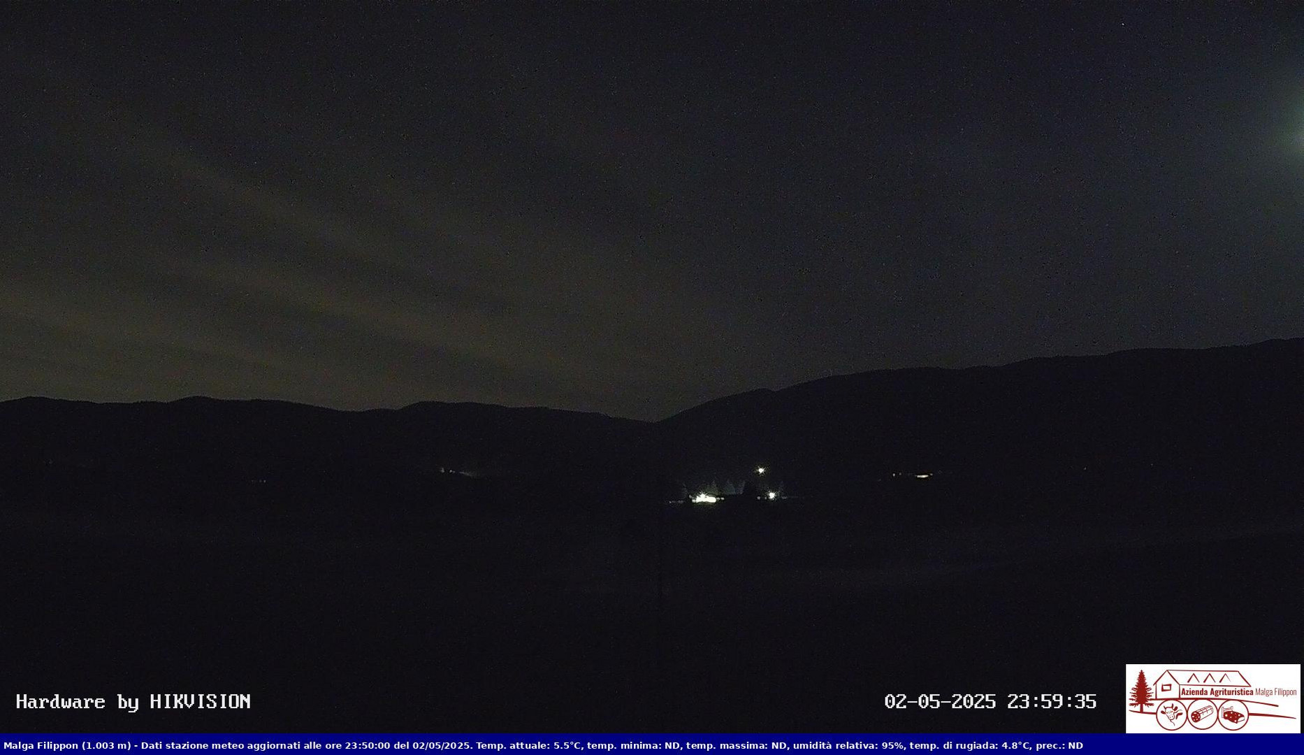 time-lapse frame, Pian Cansiglio - Agriturismo Malga Filippon webcam