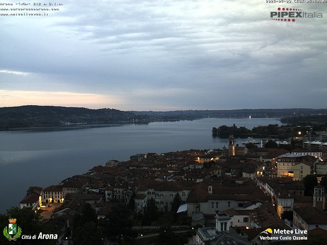 time-lapse frame, Arona webcam