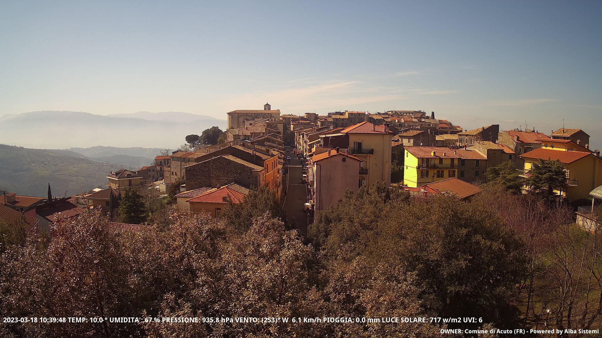 time-lapse frame, ACUTO webcam