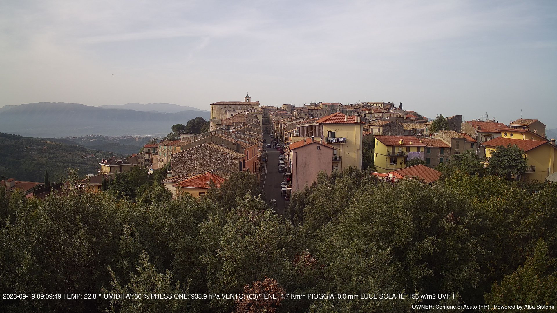 time-lapse frame, ACUTO webcam