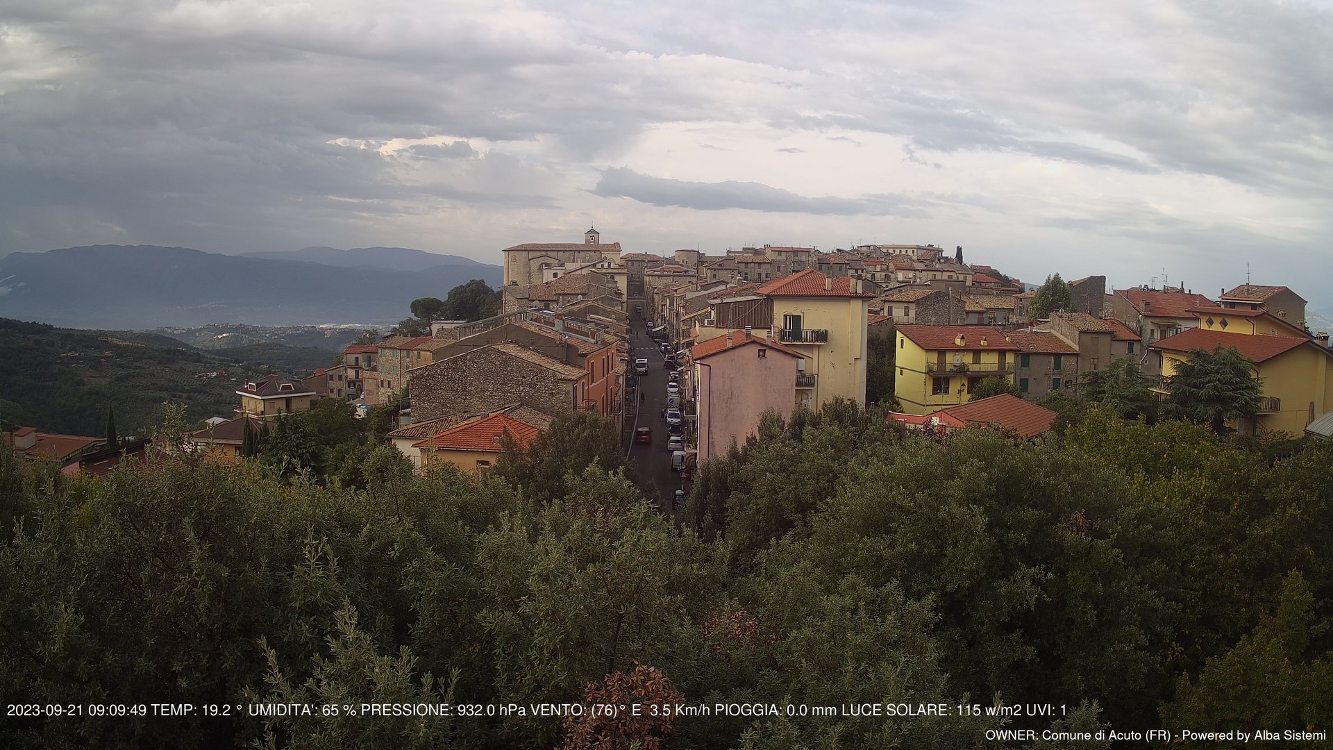 time-lapse frame, ACUTO webcam