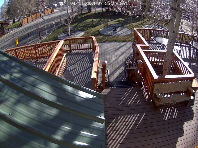time-lapse frame, Convict Lake Resort webcam
