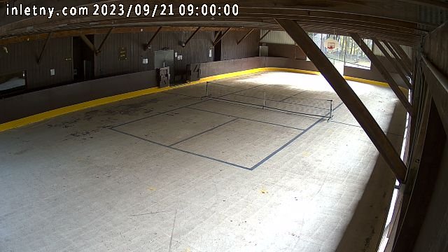 time-lapse frame, Inlet Fern Park Rink webcam