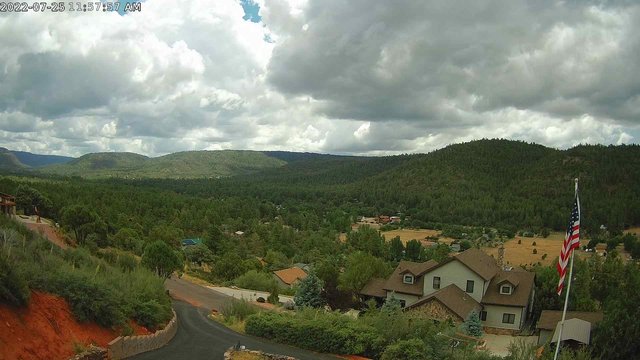 time-lapse frame, Rain 07-25-2022 webcam