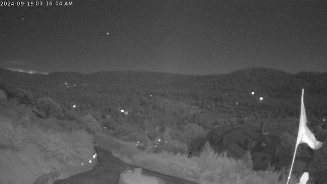 time-lapse frame, Fire on the Rim webcam