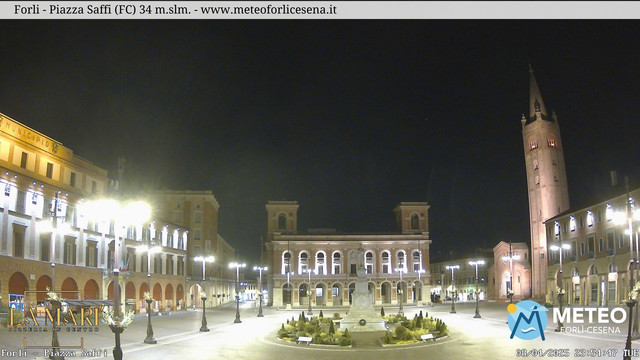 time-lapse frame, Forlì - Piazza Saffi webcam