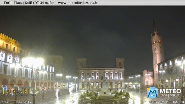 time-lapse frame, Forlì - Piazza Saffi webcam