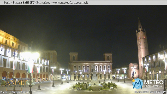 time-lapse frame, Forlì - Piazza Saffi webcam