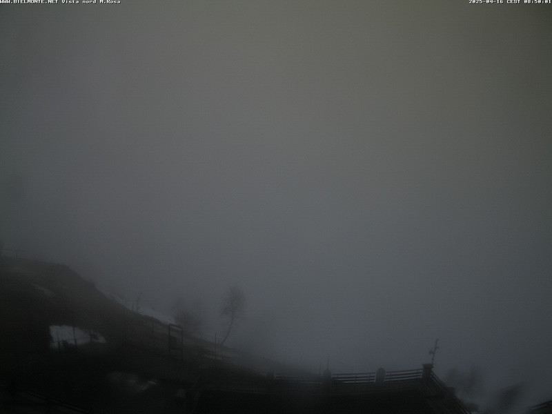 time-lapse frame, Bielmonte M. Marca vista M. Rosa e Valsessera webcam
