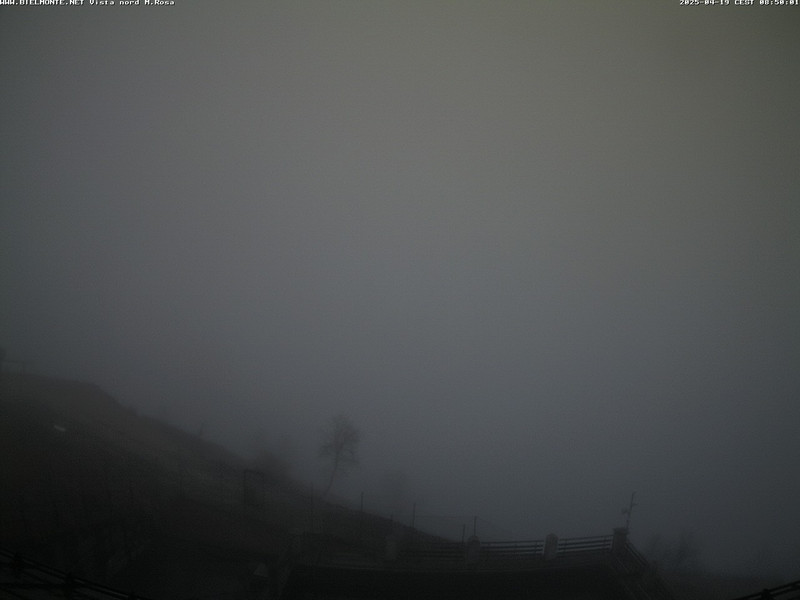 time-lapse frame, Bielmonte M. Marca vista M. Rosa e Valsessera webcam