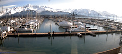 view from Seward Harbor on 2023-03-06