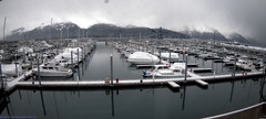 view from Seward Harbor on 2023-03-15