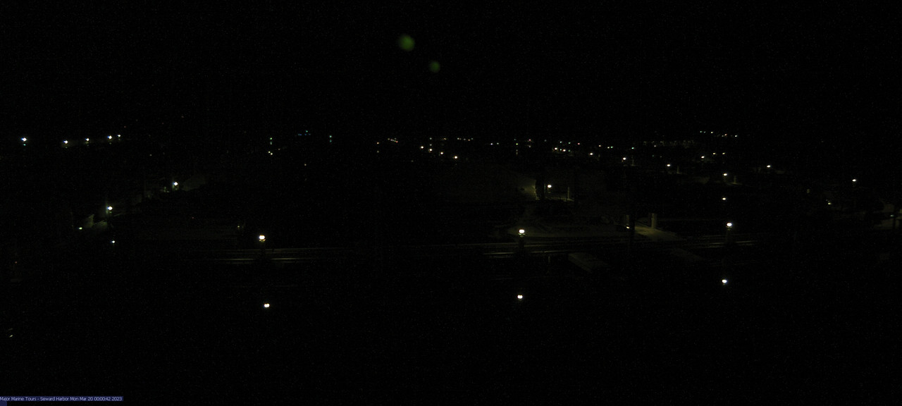 time-lapse frame, Seward Harbor webcam