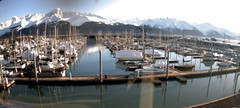 view from Seward Harbor on 2024-02-14