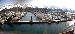 view from Seward Harbor on 2024-04-08