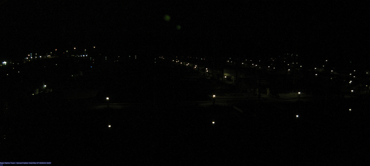 time-lapse frame, Seward Harbor webcam