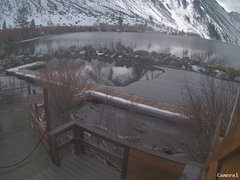 view from Convict Lake Marina on 2024-03-15