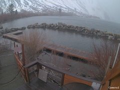 view from Convict Lake Marina on 2024-04-04