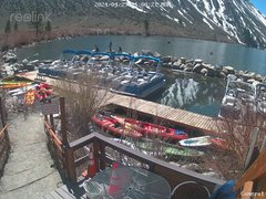 view from Convict Lake Marina on 2024-04-29