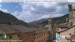 view from Portico di Romagna on 2025-04-10