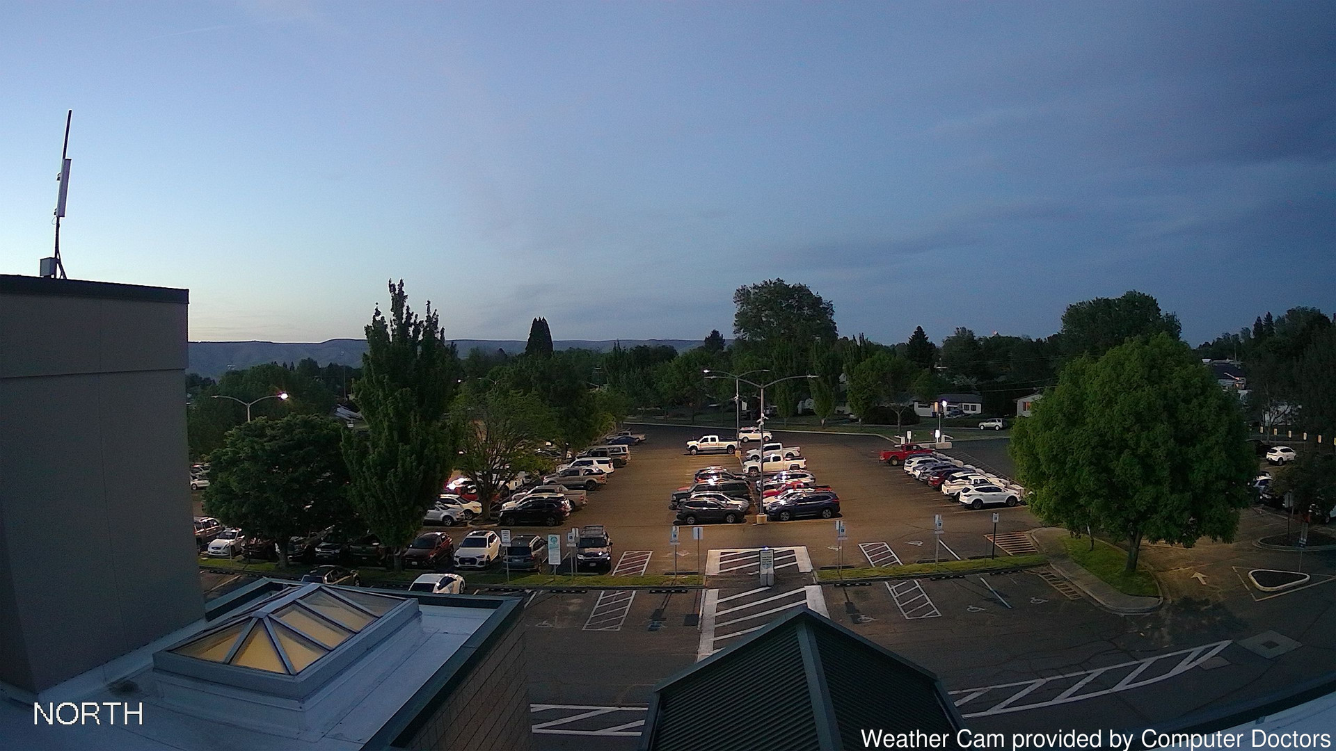 time-lapse frame, North webcam