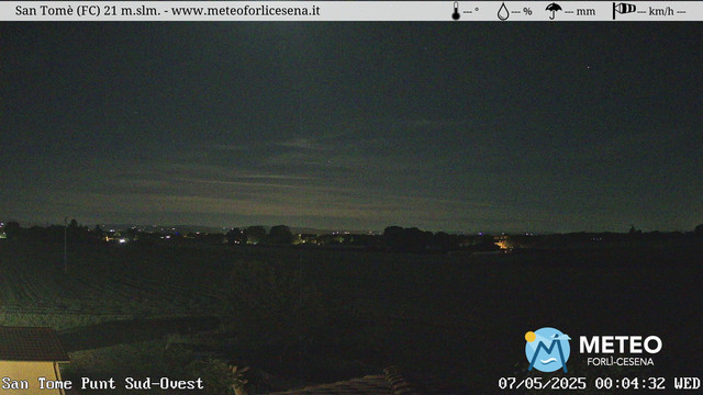 time-lapse frame, San Tomè webcam