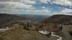 view from Ski Cape Smokey Top Station on 2024-04-25