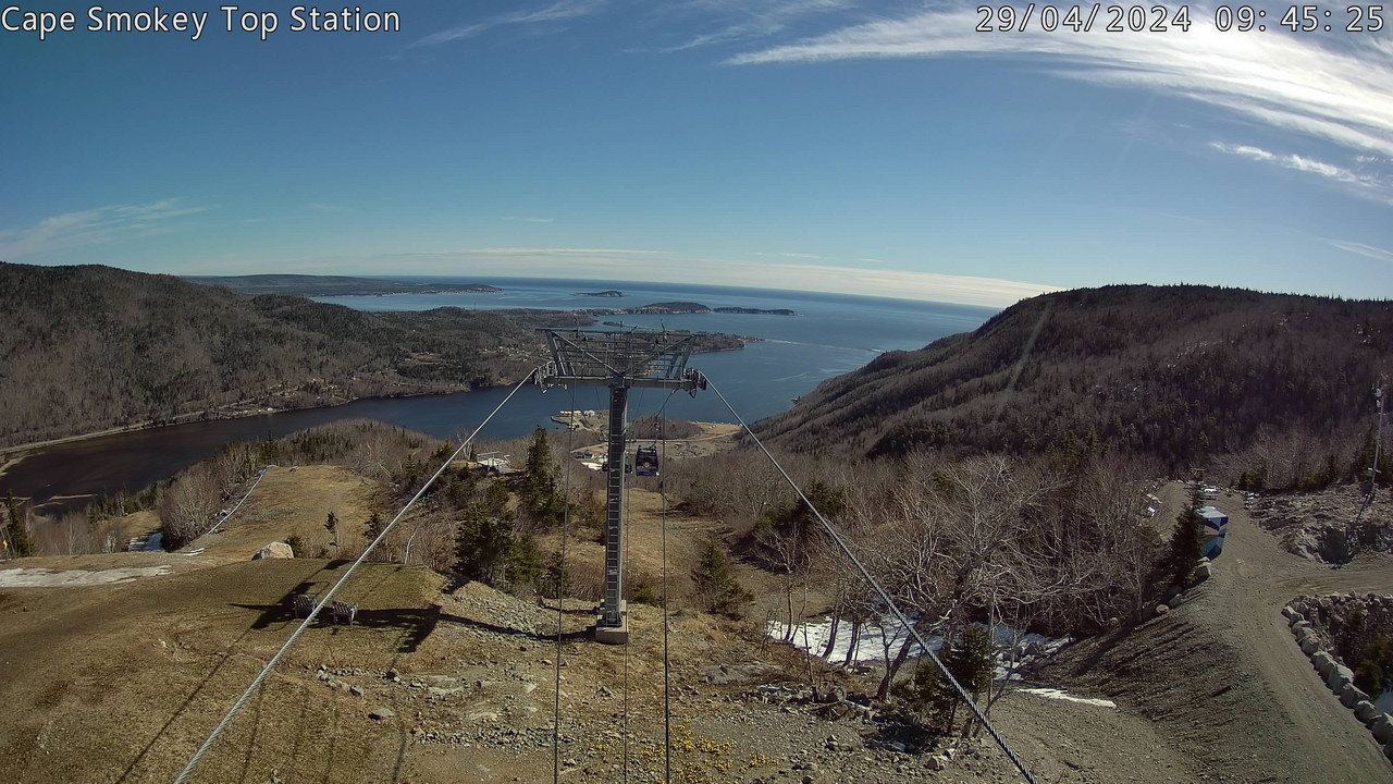 time-lapse frame, Ski Cape Smokey Top Station webcam