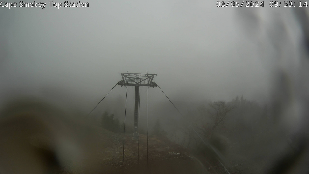 time-lapse frame, Ski Cape Smokey Top Station webcam