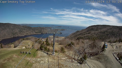 view from Ski Cape Smokey Top Station on 2024-05-13