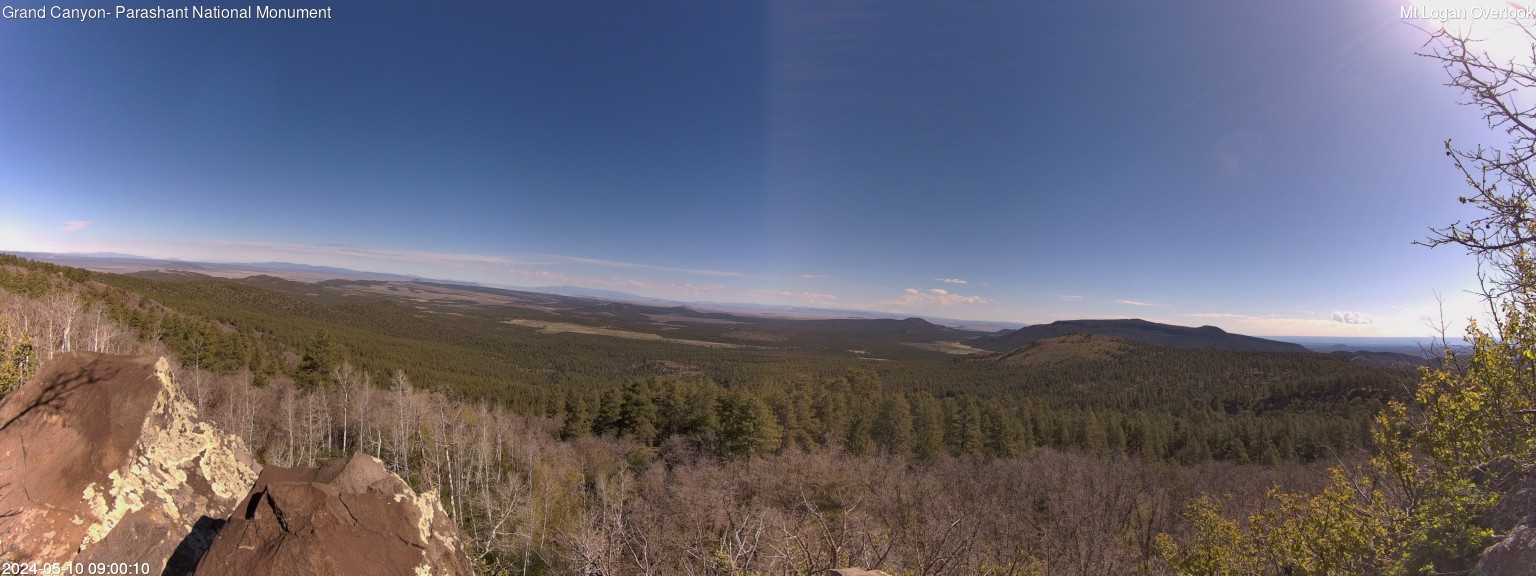 time-lapse frame, Mt Logan webcam