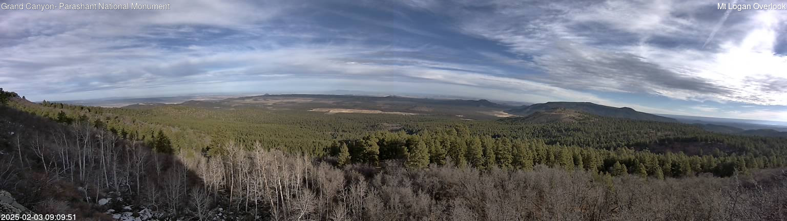 time-lapse frame, Mt Logan webcam