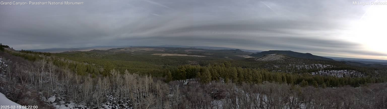 time-lapse frame, Mt Logan webcam