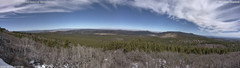 view from Mt Logan on 2025-02-21